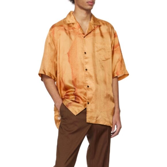 BNWT SS24 EGONLAB VISCOSE BOWLING SHIRT S - Picture 1 of 11